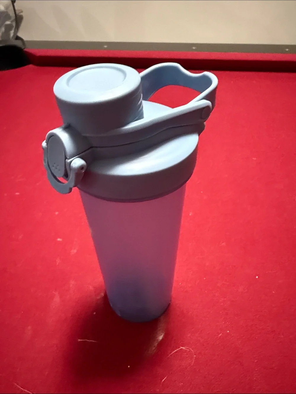 Blue Sport Shaker Bottle with Flip Handle - Unbranded measuring units